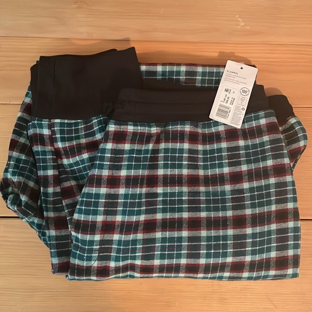 NWT Jockey Cotton Flannel Jogger lightweight flannel lounge/sleep pants,2 avail